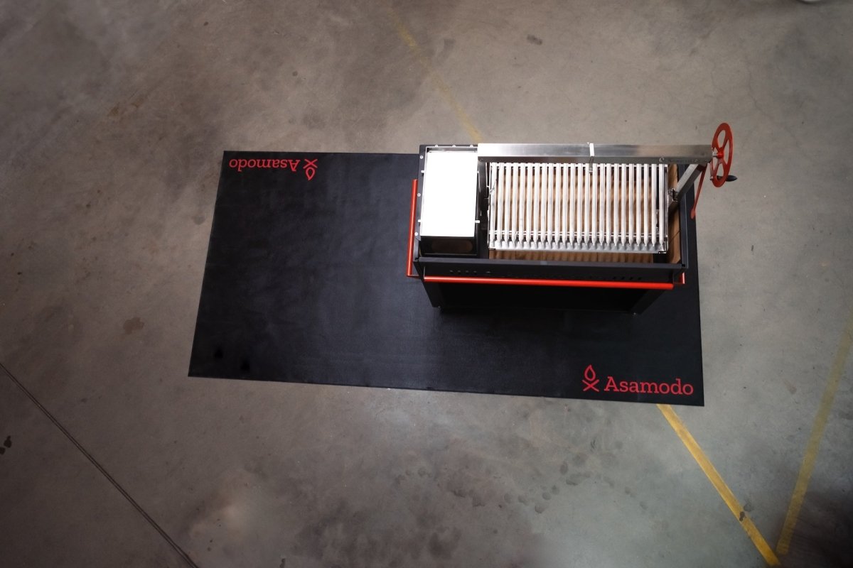 Feuerfeste Grillmatte XXL (150 x 300 cm) - Asamodo