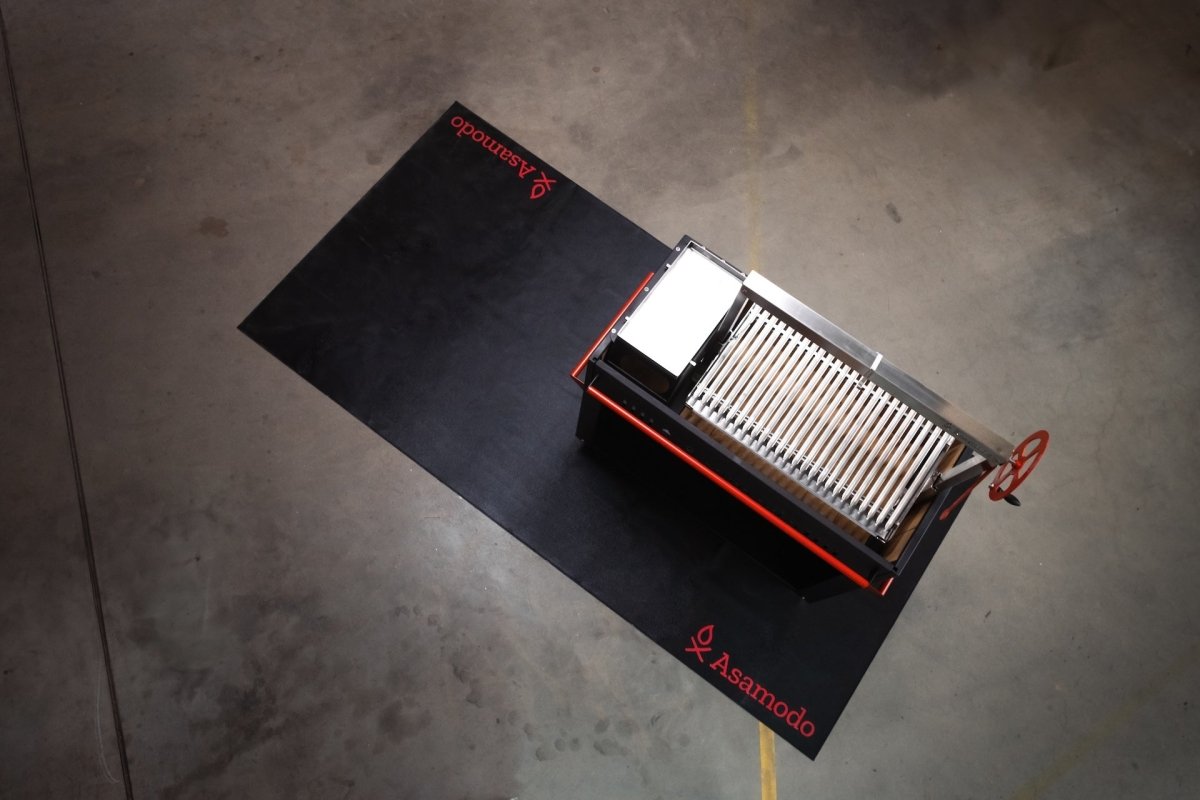 Feuerfeste Grillmatte XXL (150 x 300 cm) - Asamodo